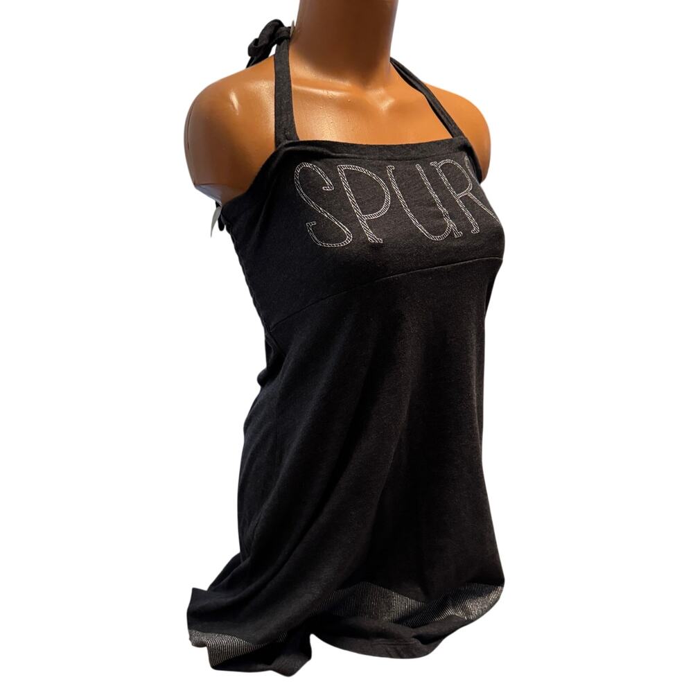 NBA San Antonio Spurs Convertible Halter Tube Dress Women's Size Large Gray